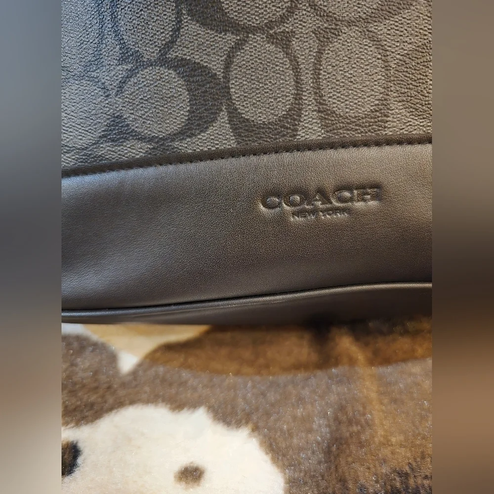Coach Black Backpack